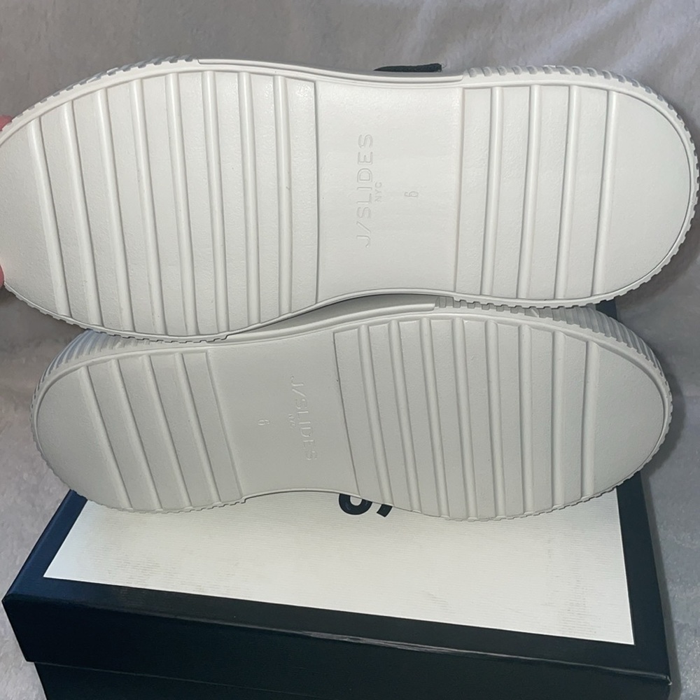 NWT J/SLIDES WALDO Black Leather Sneaker - Picture 15 of 16